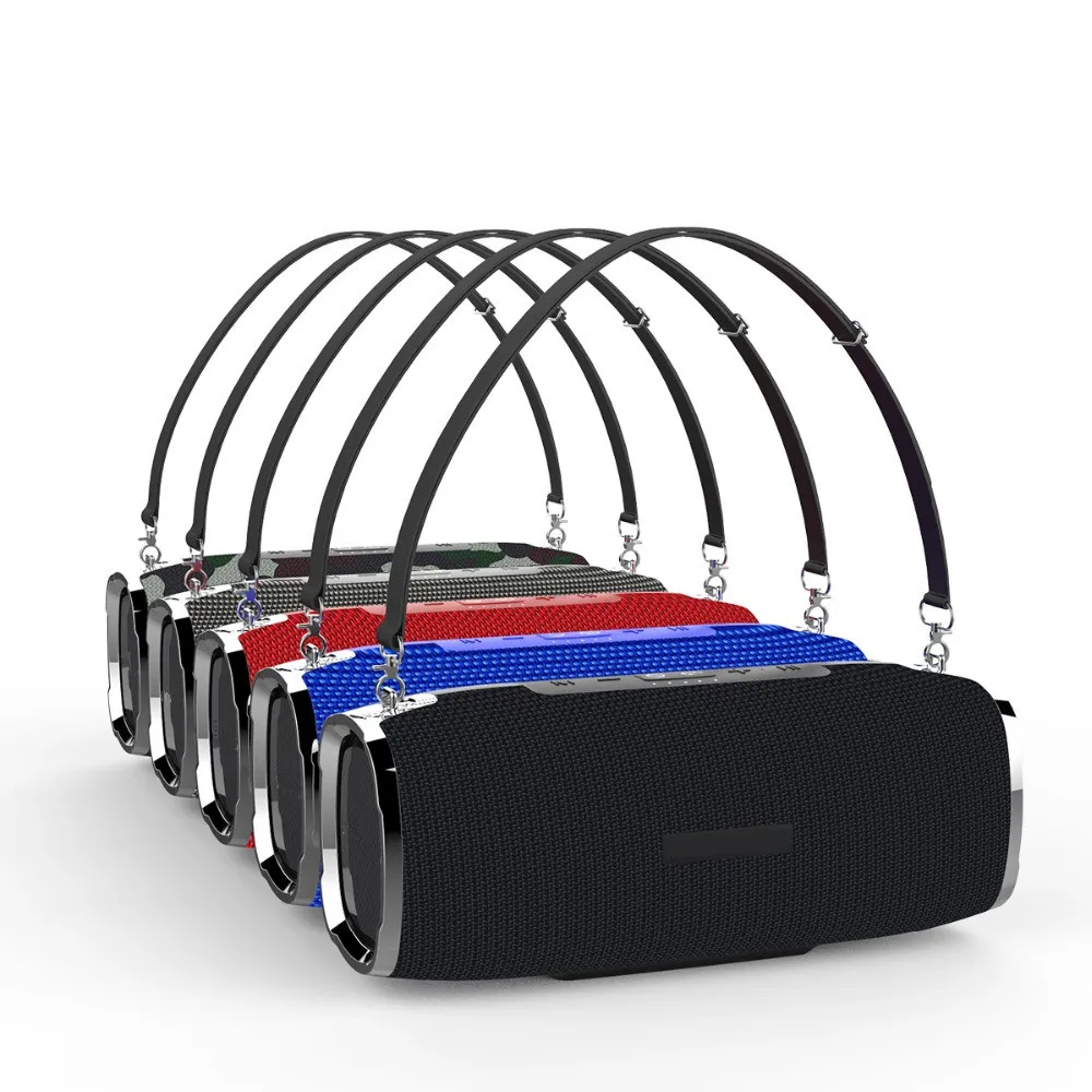 

Portable Wireless Speaker Powerful Sound System Music center Wireless Loudspeaker 3D Stereo sound, Black,blue,red,gray,camouflage