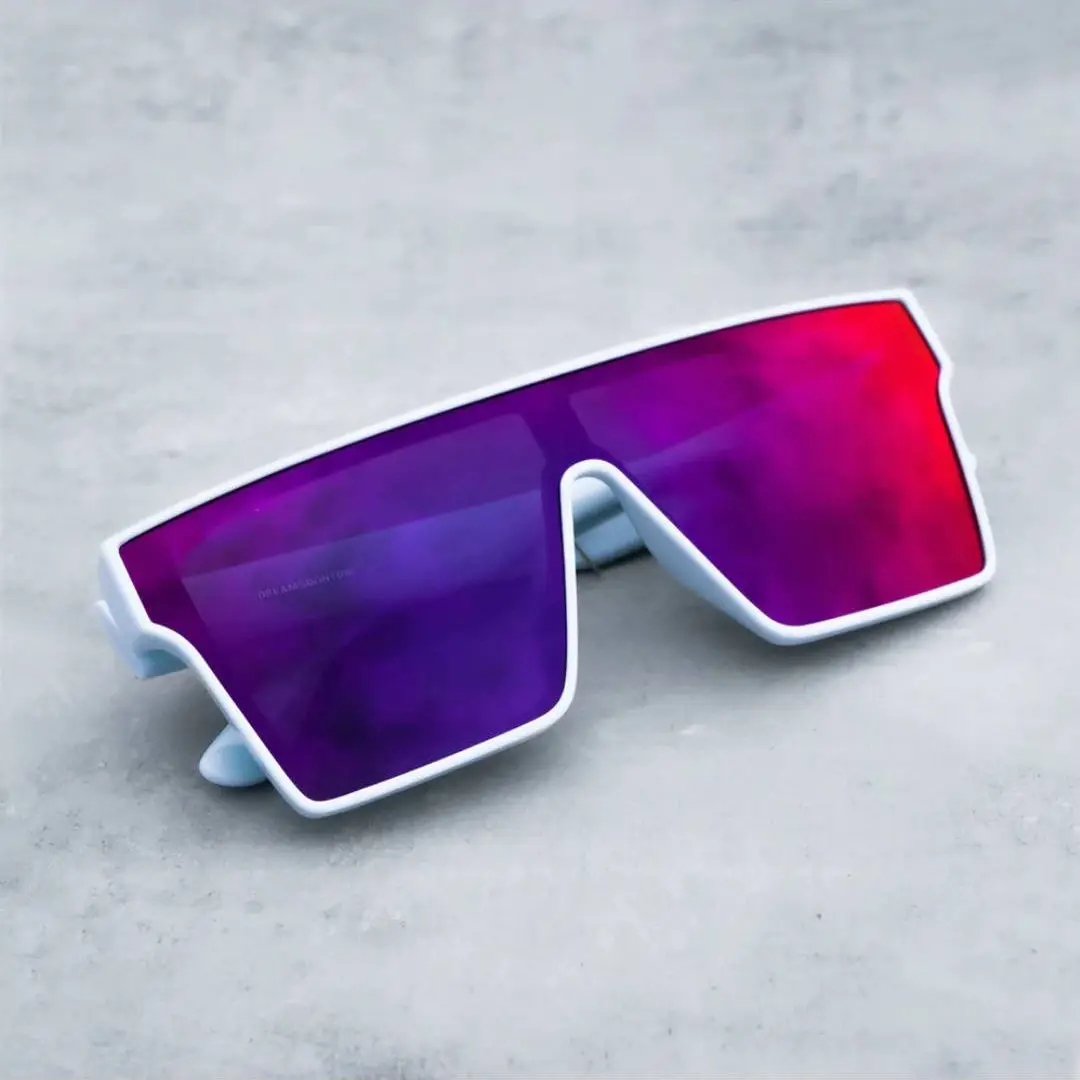 

21041 Men Fashion Trend 2024 Glasses Sunglasses 2023 Vintage Purple Sunglasses Lentes Para Sol UV 400 Sunglasses Mirror