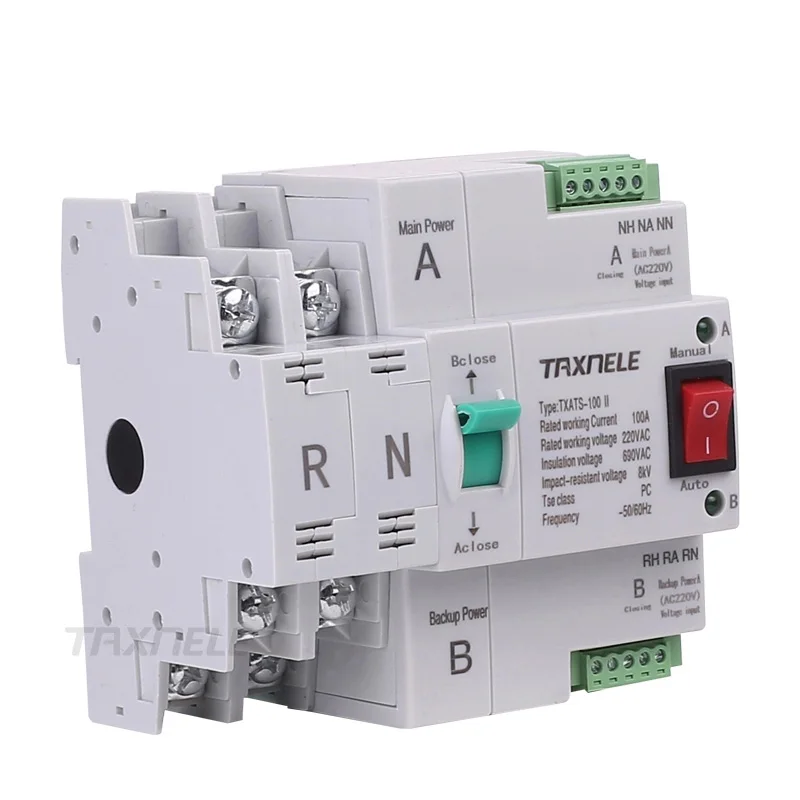 Interrupteur de transfert de puissance double installation simplifiée Interrupteur de transfert de puissance double installation simplifiée