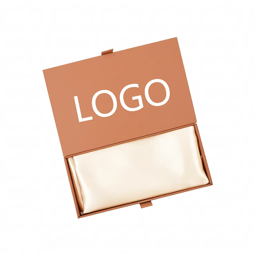 Wholesale Factory Customized Design 100% Natural Mulberry Pure Real Silk Pillowcase With Box