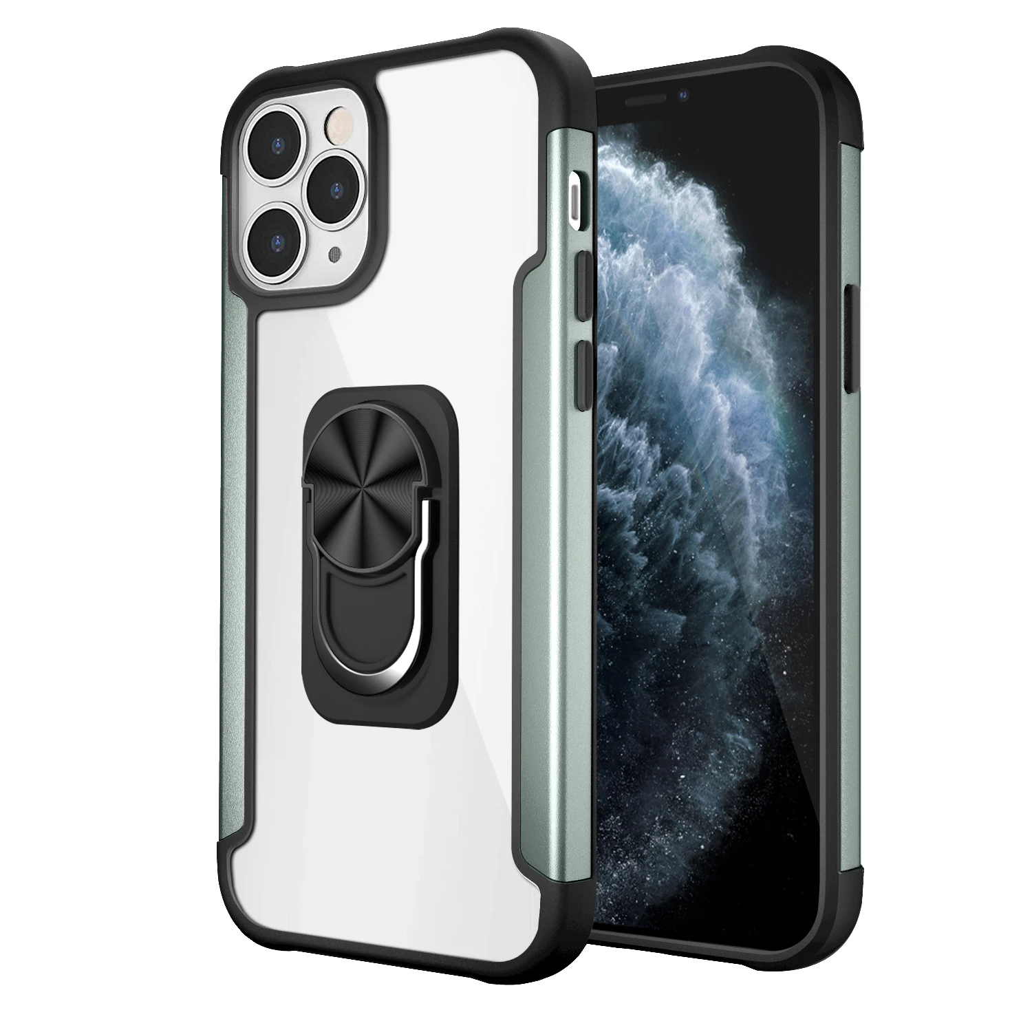 

Latest Design Alloy Metal Ring Holder Iron Man Mobile Phone Case Cover Back Shell For iPhone 12 Mini 11 Pro X XR XS Max 8 7 Plus