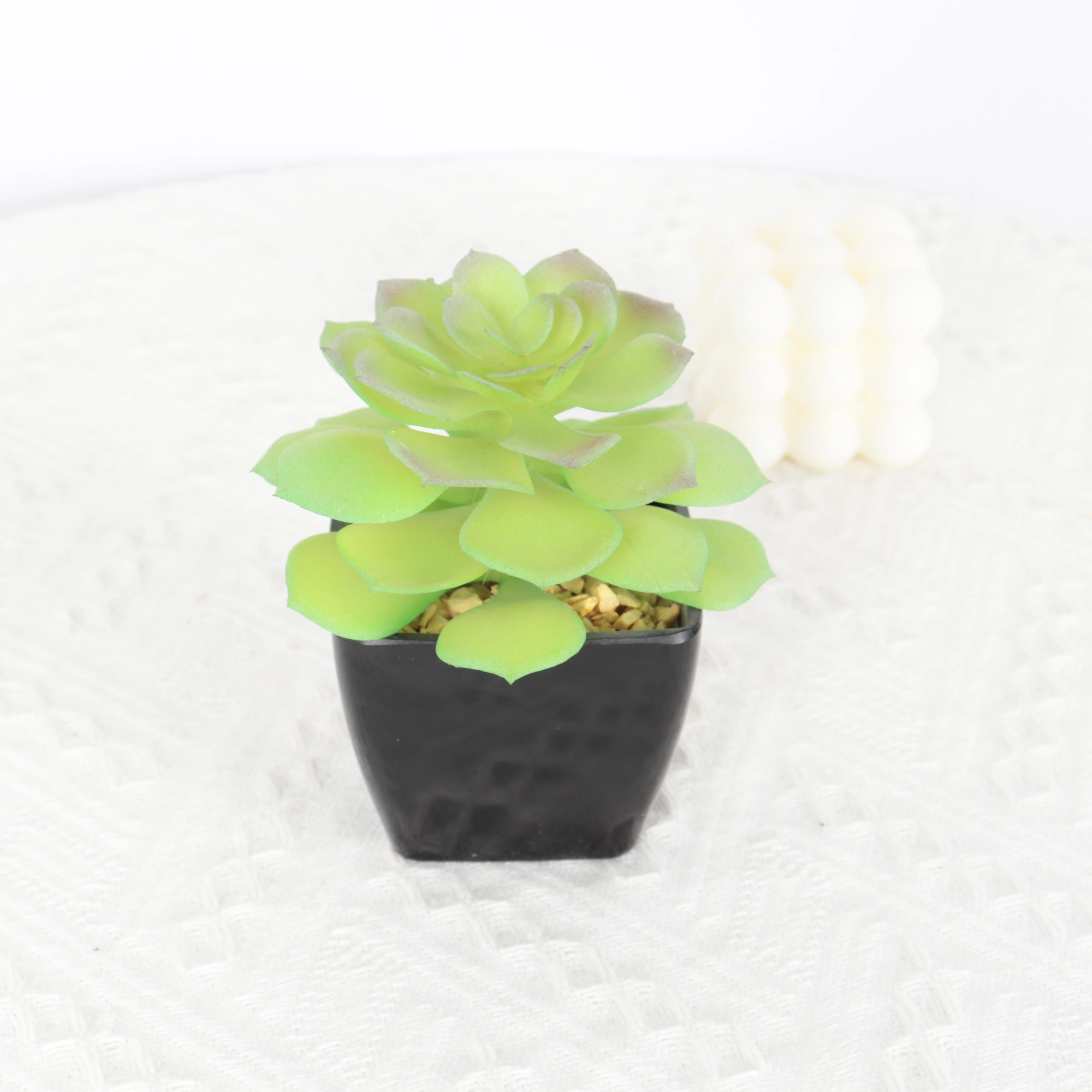

Decorative Softness Pe Artificial Succulent Plants Natural Touch Leaf Succulent Plant Pot