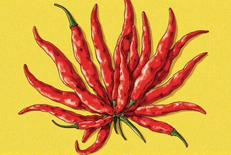 Close-up of jalapeno and habanero peppers