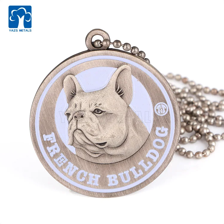 Manufacture unique high end metal custom cute lovely shaped Pet tag - ANKUX.COM