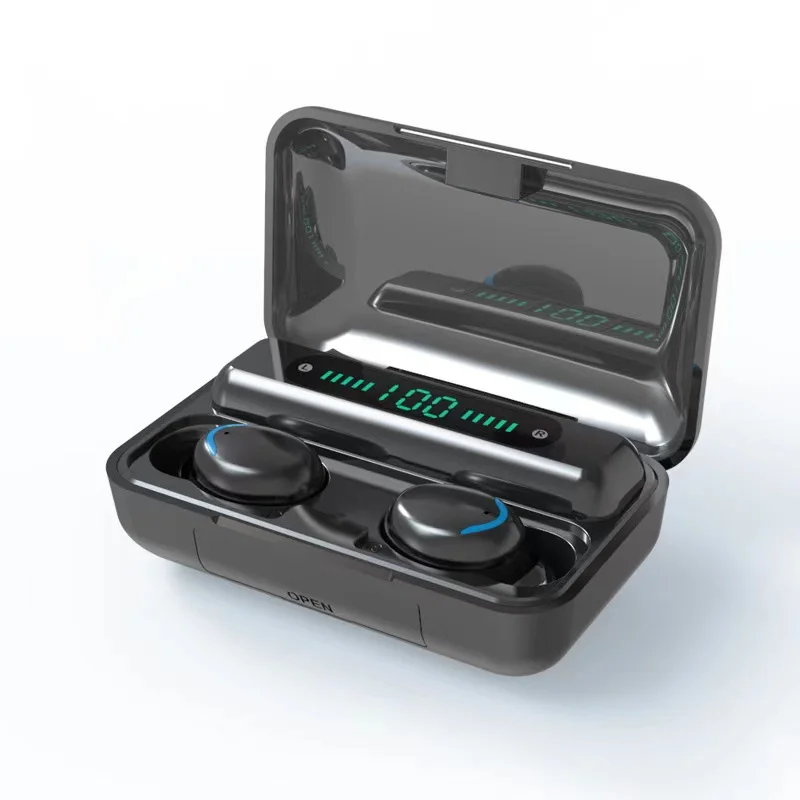 

F9 wireless headphones earphones earbuds mini wireless charging case power bank tws earbuds