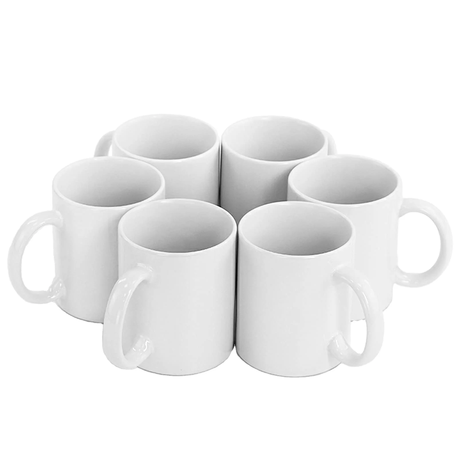 

Classic Drinking Cups 11oz 12oz sublimation blank coffee mug with handle custom luxury blanks ceramic tea mugs logo printed, Customized colors acceptable