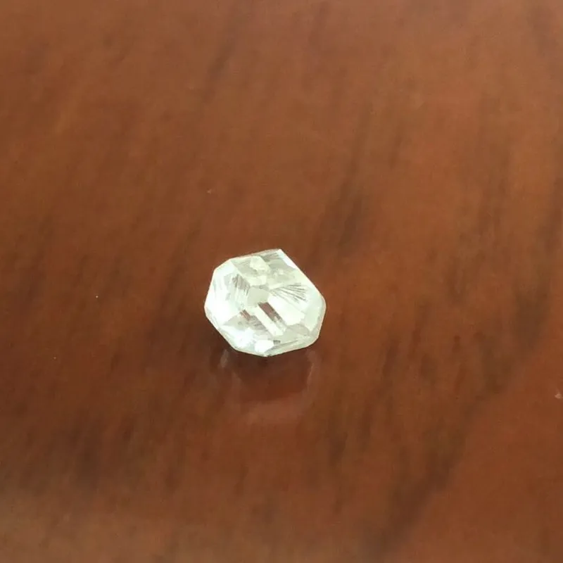 

1.5 carat HPHT uncut lab grown created synthetic rough diamond