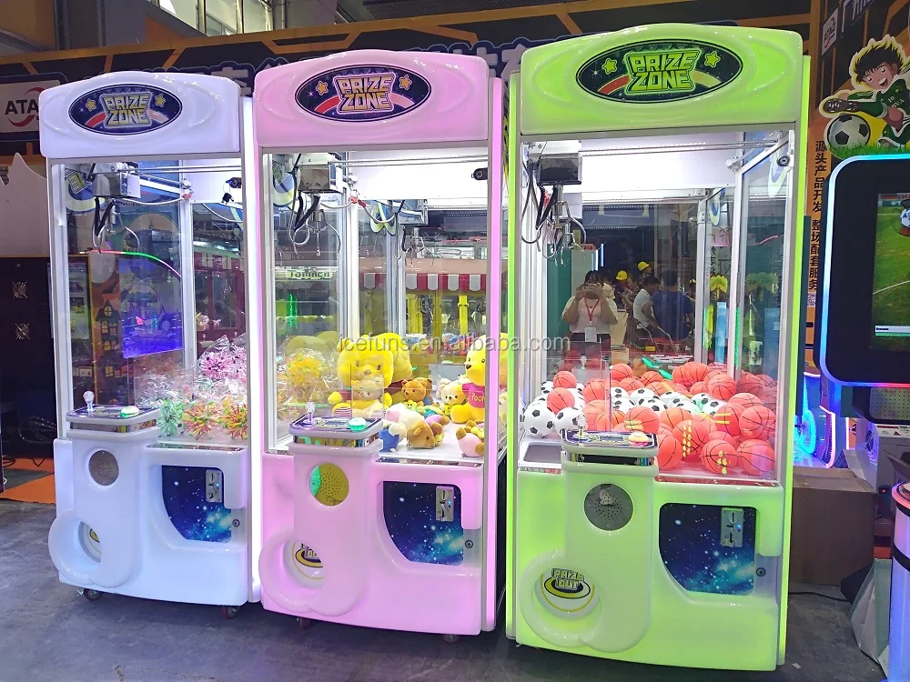 2019 New Style Coin Operated Prize Zone Claw Crane Arcade Game Machine