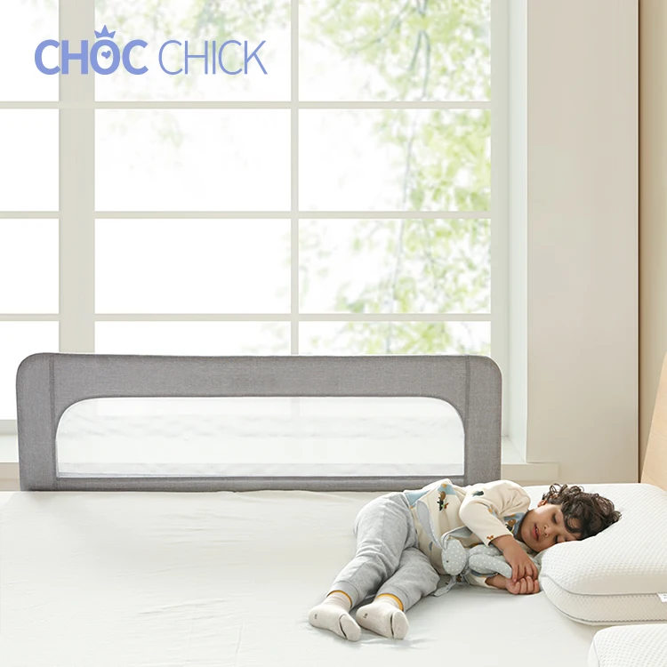 

ChockChick 7.0 Version Safety Bed Guard Rail Falling Protection Baby Bedrail, Grey/pink/blue/customized