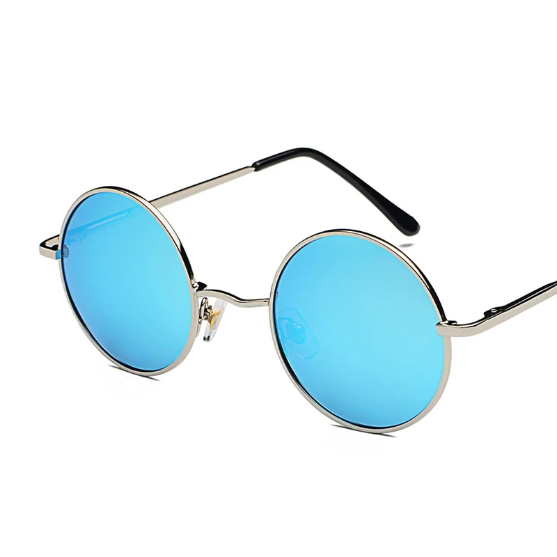 

DCOPTICAL 2021 Old Fashion Anti Blue Light Round Polarized Glasses Mixed Frame Metal Temples Sunglasses Retro Vintage Shades