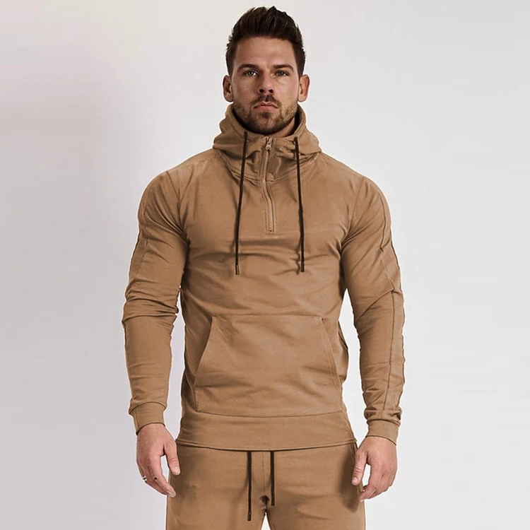 RTS Fashion Cotton Autumn Winter Sport Gym Gymnastic Pullover Athletic Hoodies For Men