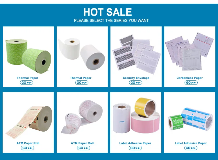 carbonless paper roll 3plys