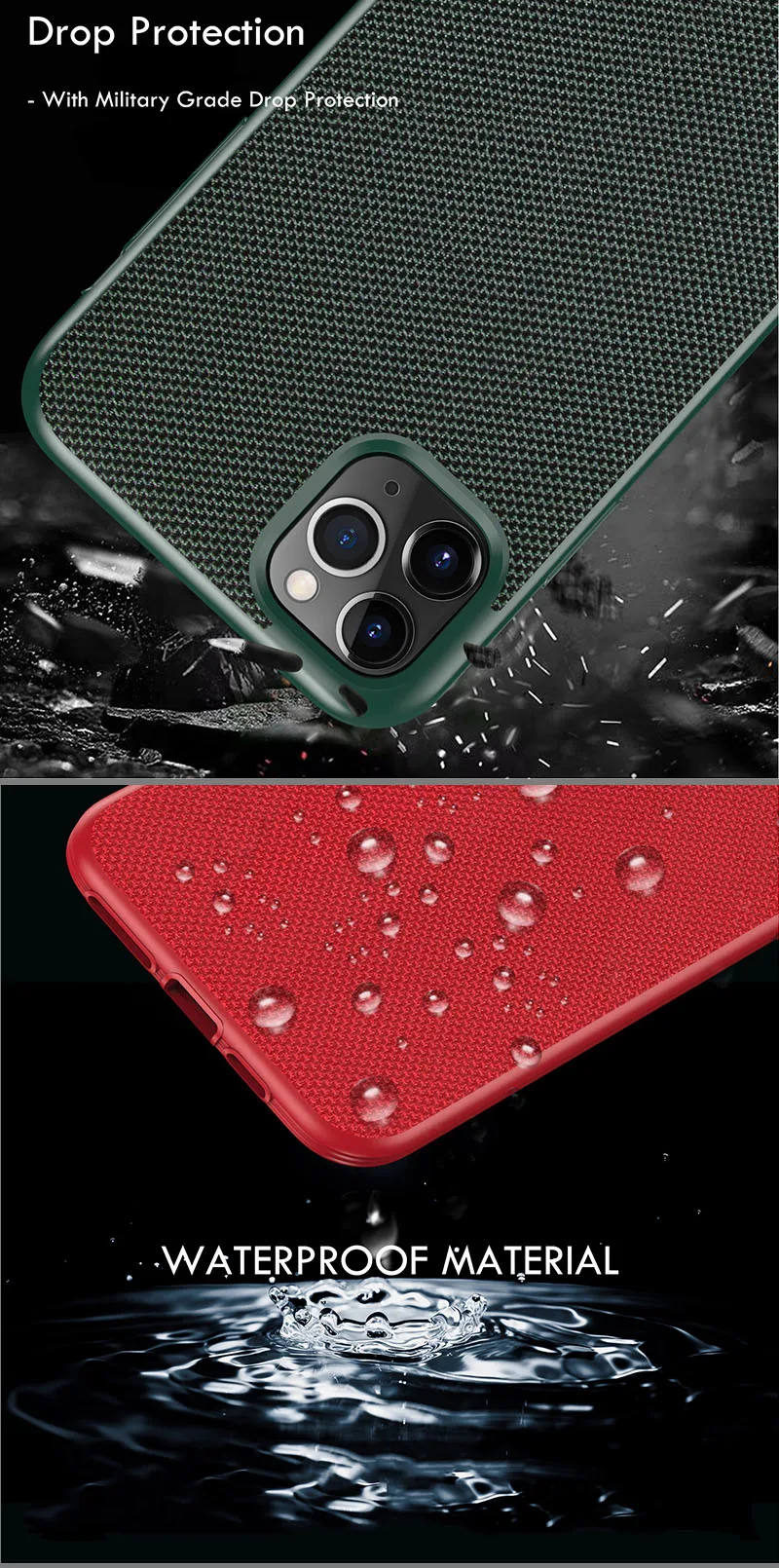 2020 Newest Exclusive Cellphone Case Luxury Nylon Case For iPhone 11 Waterproof Phone Case iPhone X Durable Nylon Cloth Cover.jpg