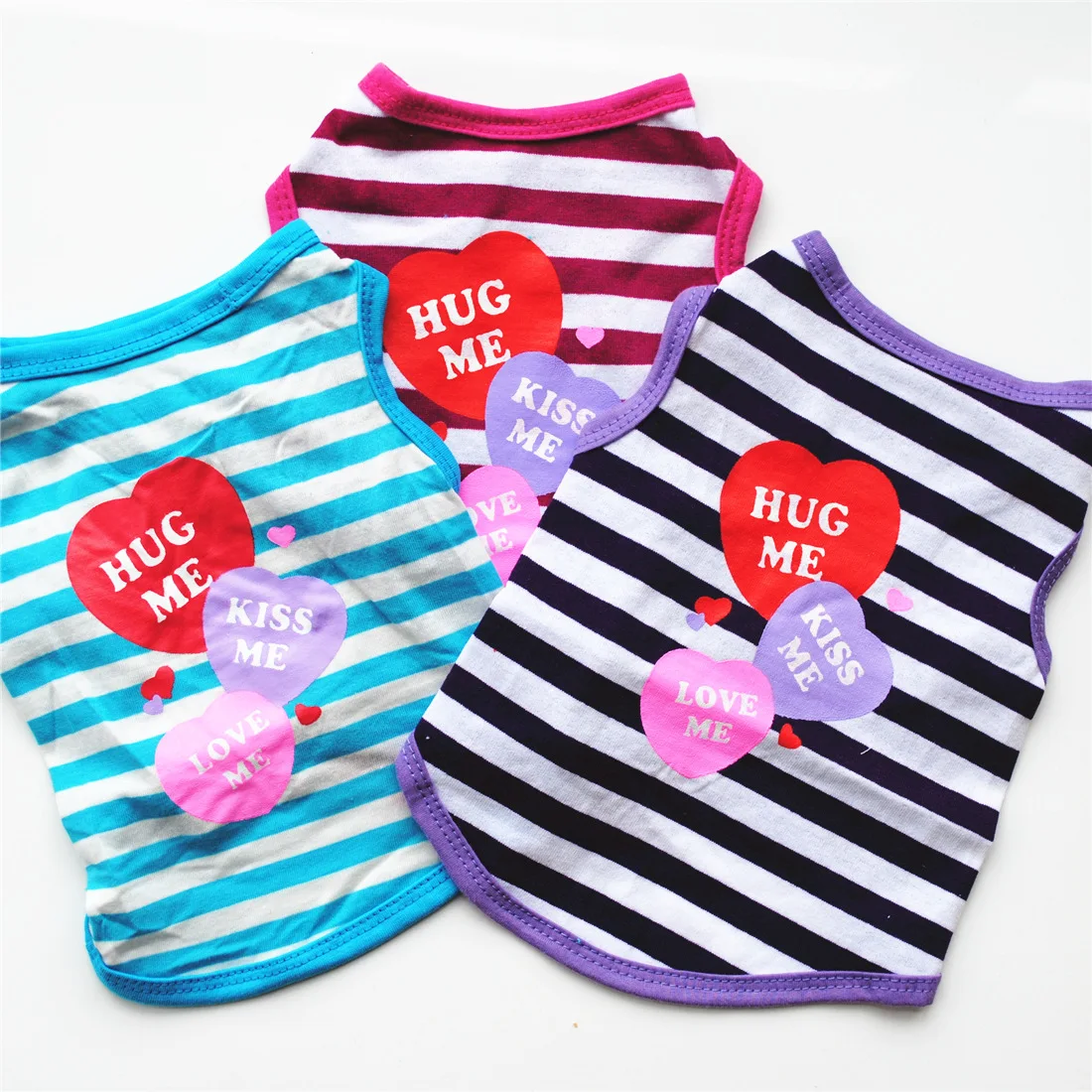 

Wholesale ropa para perros y gatos Designers Dog Clothes Pet Puppy Dog Clothing With Striped