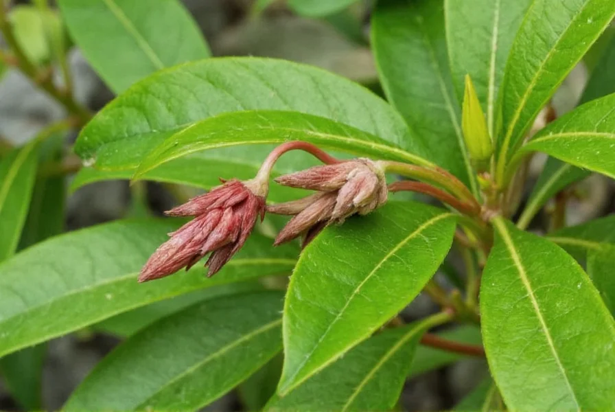 Carolina allspice plant in a garden setting showing its natural multi-stemmed growth habit and integration with other native plants