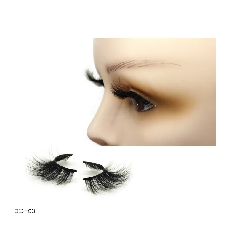 

Alibaba Best Seller 3D Mink Eyelashes Vendor Private Label Mink Eyelashes 3D Mink Lashes and Custom Package, Black