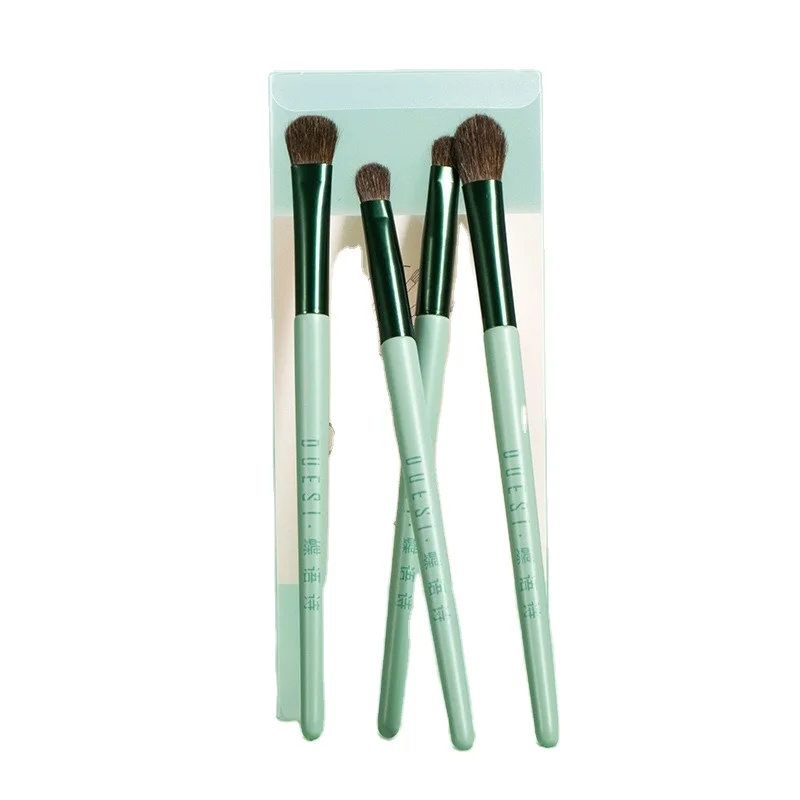 

Eyeshadow Brush Set Three Sets of Soft Hair Eyes Make-up Powder Brush Single Makeup Brush Set Two-head Portable One