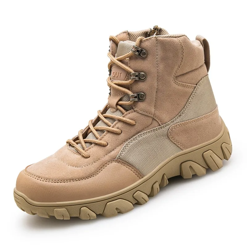 

2021 Hot sale desert tactical combat military boots for men botas army