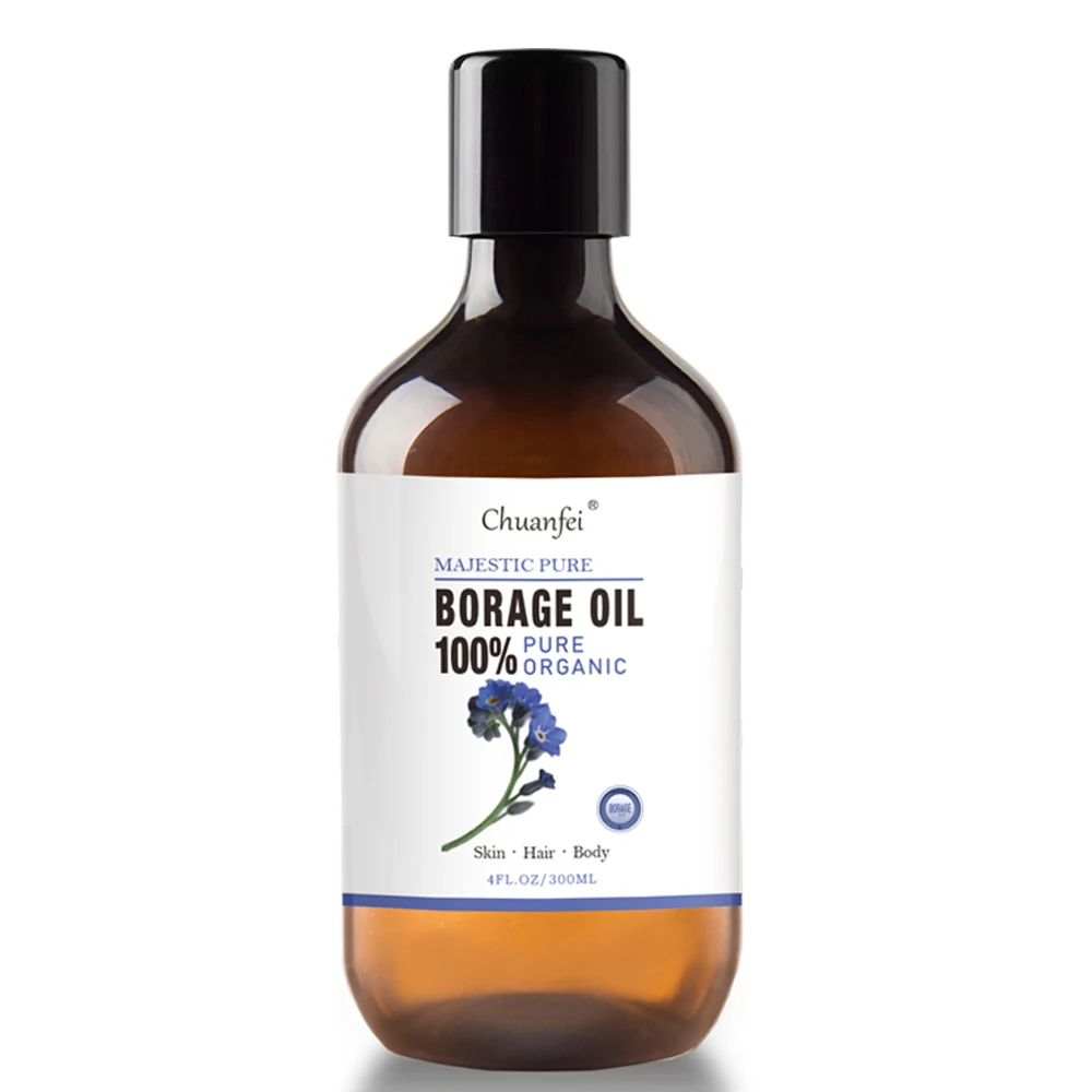 

Baolin pure organic Borage oil cold pressed Borage seed oil