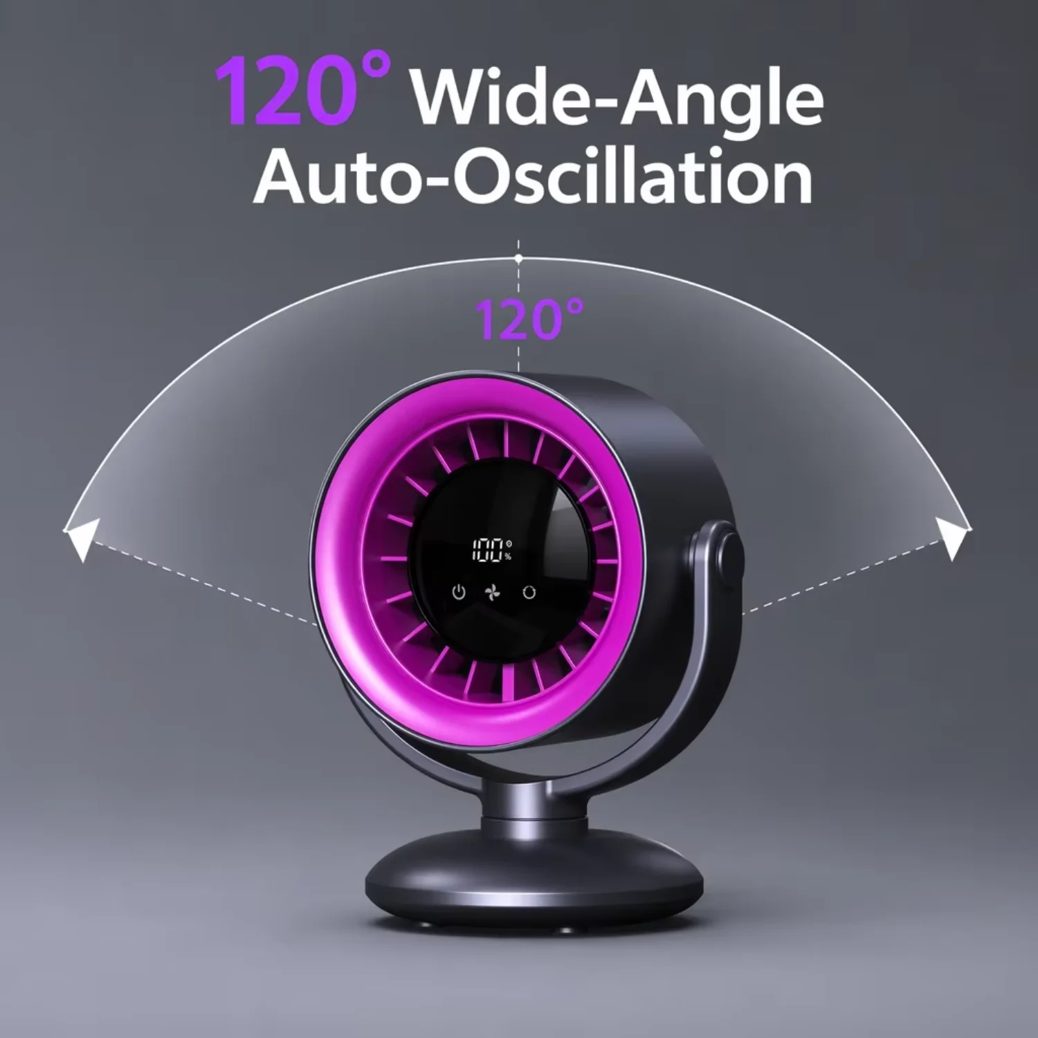 Modern Desktop Fan, 100, Portable - detail 8