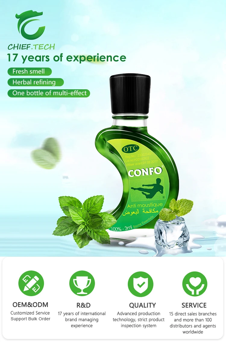 Confo Liquid Fengyoujing Anti-mosquito Cool And Refreshing Headache New ...