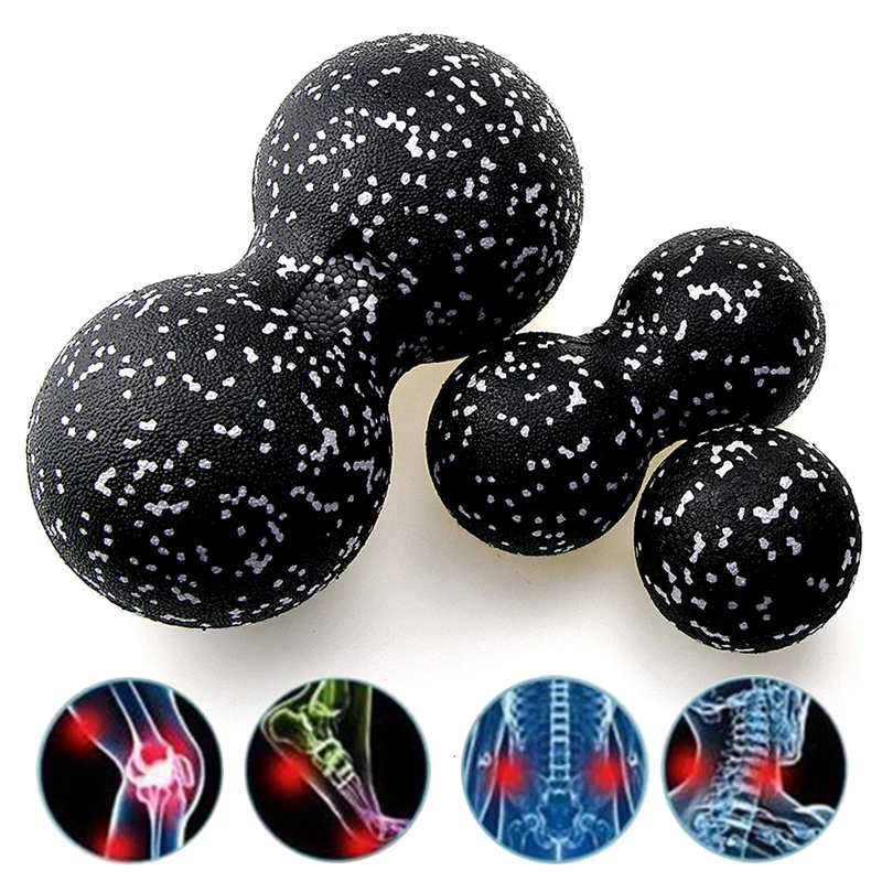 

EPP Peanut Body Fascia Relaxation Yoga Exercise Fitness Balls High Density Muscle Relieve Massage Ball Set