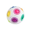 Wholesale high quality cube toys 6 8 12 holes magic rainbow ball toys for kid