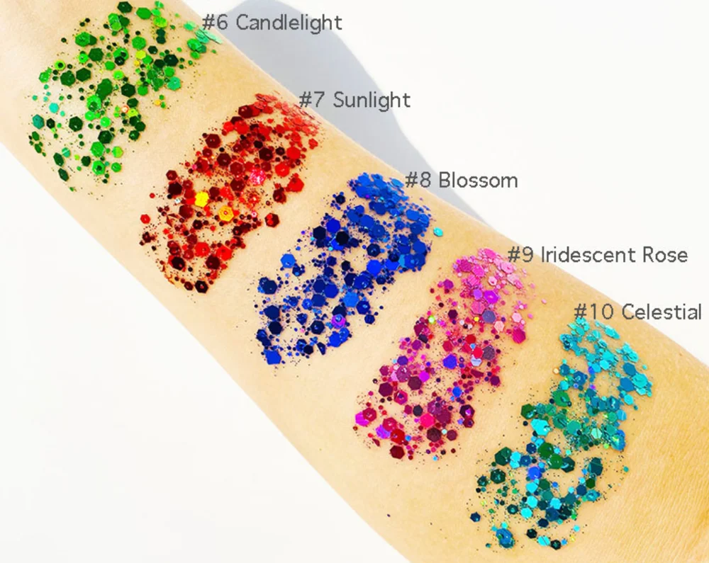 

2020 Professional Holographic Loose Glitter Makeup Cosmetic Private Label Custom Single Gel Glitter Eyeshadow, 22 colors