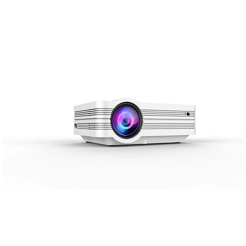 

Factory High Quality Full HD LED Video Wireless Mobile Portable Home Cinema Mini Projectors, White