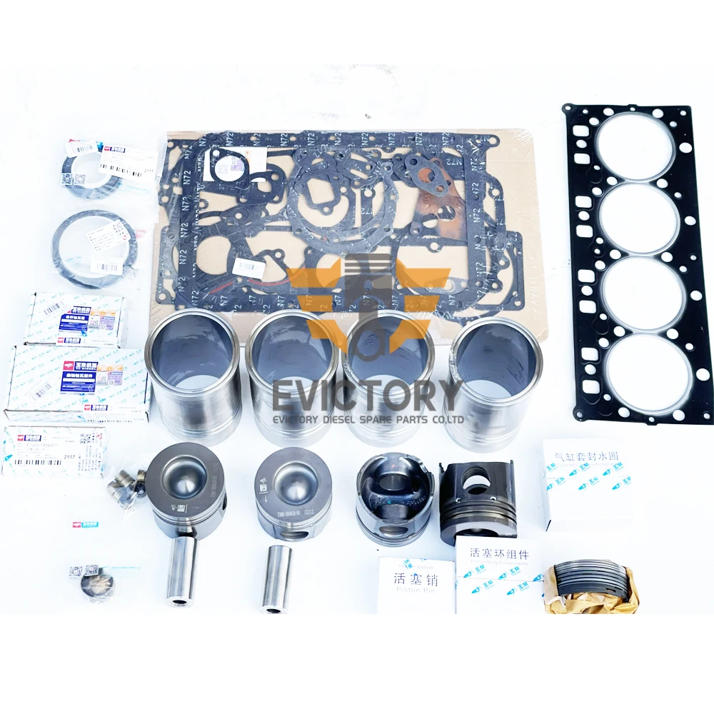 

For SD490 CY4102 engine rebuild kit piston ring full gasket kit main conrod bearing connecting rod