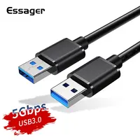 

USB to USB Extension Cable Type A Male to Male USB 3.0 for Radiator Hard Disk Webcom