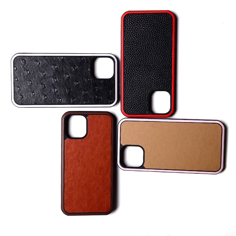 

Protective Leather Covers Phone Cases Military Grade Protection PC and TPU Phone Case for iPhone 11, Customized color & leather pattern acceptable