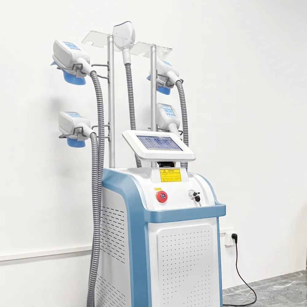 

2022 Most Welcomed Cryolipolysis 360 Cryo Equipment Fat Reduction Weight Loss Cool Slimming 4 Handles Work At The Same Time