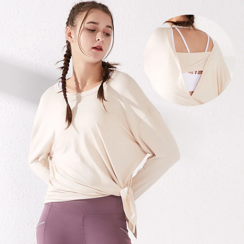 

New Design Gym Sports Training T-Shirt Sport Tops Woman Guangzhou Wear Fitness Yoga Shirts