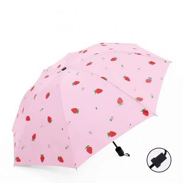 

Anti UV Portable Manual 3 Fold Paraguas Custom Umbrella