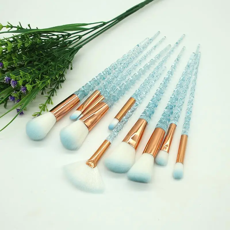 

China manufacturing cheap wholesale fashion creative 10pcs makeup brush set, As picture show
