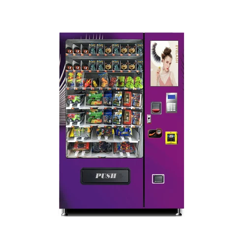 
Top sales eye lashes vending machine with advertising screen monitor 