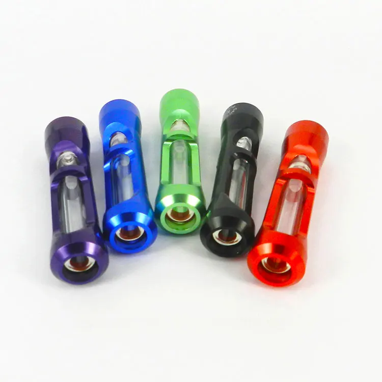 

Factory Direct Tobacco Pipes Mini Silicone Smoking Pipe with Glass or Metal pipes, Red,green,silver,black,pink etc