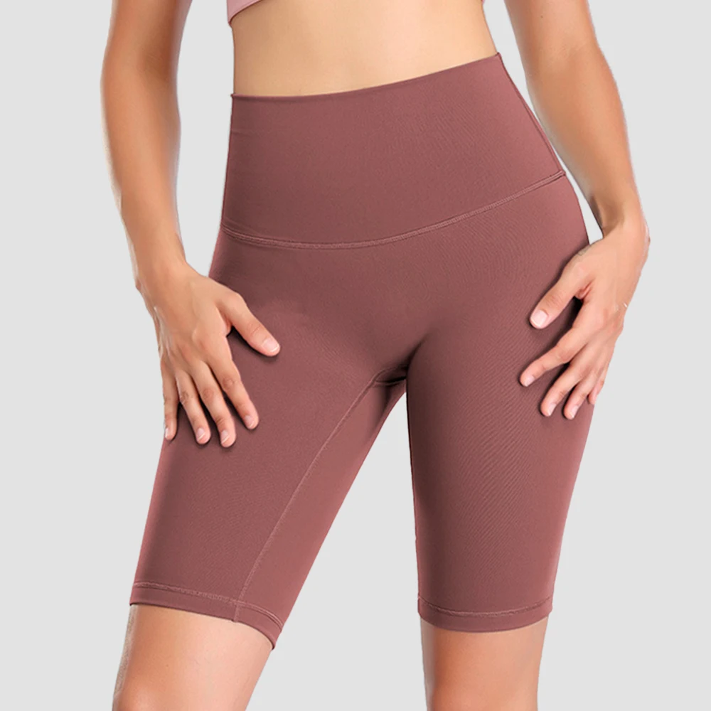 

Ladies Sports Gym Compression Wear Pockets Fitness Yoga Shorts For Women Running High Waist Fitness Workout Shorts Women