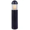 LED Cast metal bollard light black garden path light 120v