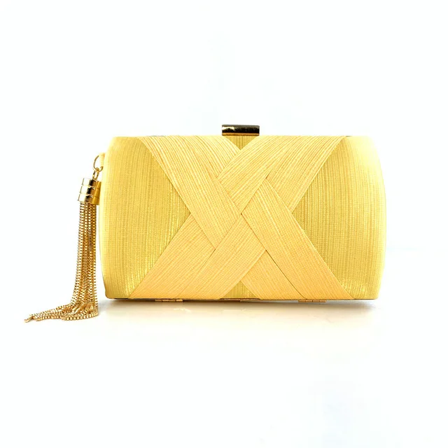 

Wholesale women bags luxury handbag ladies evening bag silks cover tassels design