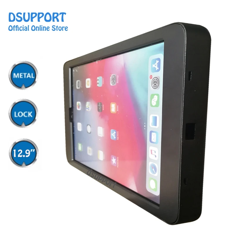 

wall bracket security for ipad pro 12.9 entrance system tablet mount box