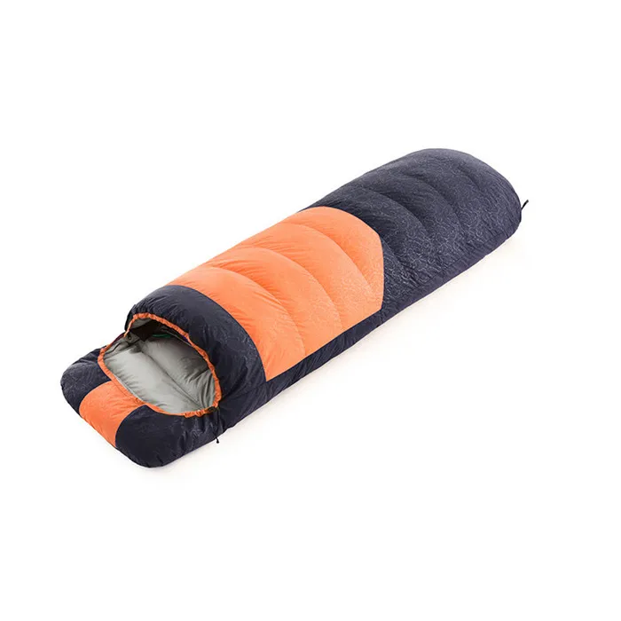 

Sleeping bag white down cotton winter sleeping bag lightweight waterproof outdoor camping sleeping bag, Orange,blue,red