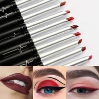 

Pudaier Stereo Matte 17color Matte Glitter Shimmer Lip Liner Automatic Non-fade Eye Shadow Eyeliner Lipstick Lip Pencil