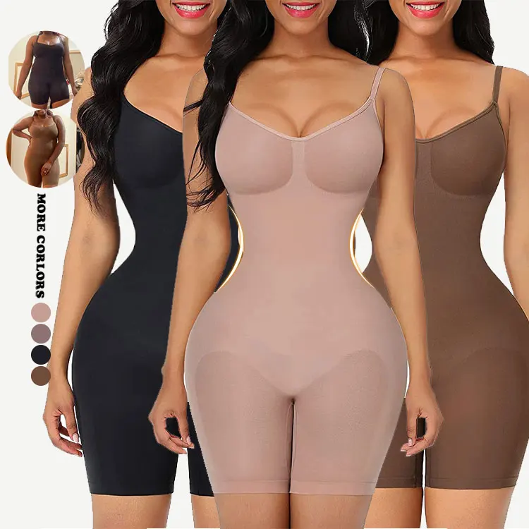 

2021 slimming seamless tummy control fajas body shaper plus size shapewear for women