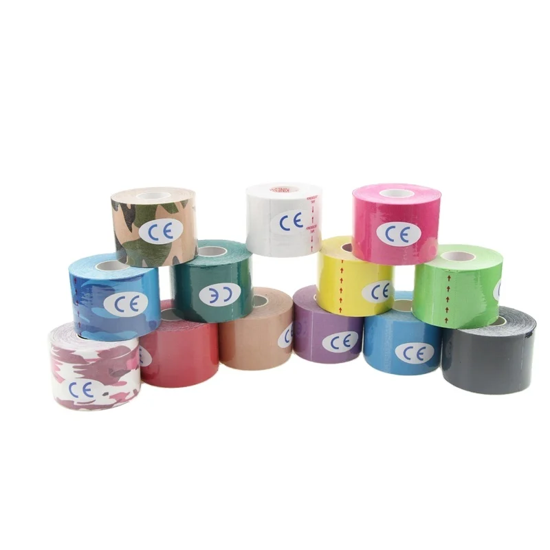 

Wholesale Custom Printed Multicolor K Sports Kinesiology Sports Tape Waterproof Kinesiology Tape Muscle Sports Tape