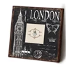 Retro London Wood Photo Frame Set