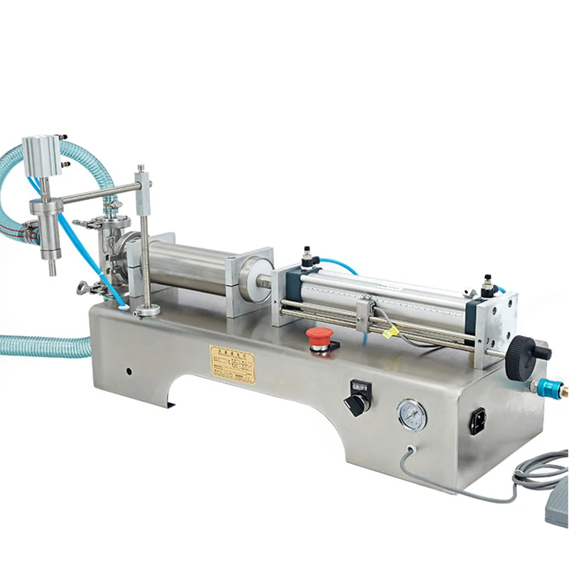 
Semi automatic oil honey Juice drinks bottle liquid filling machine 