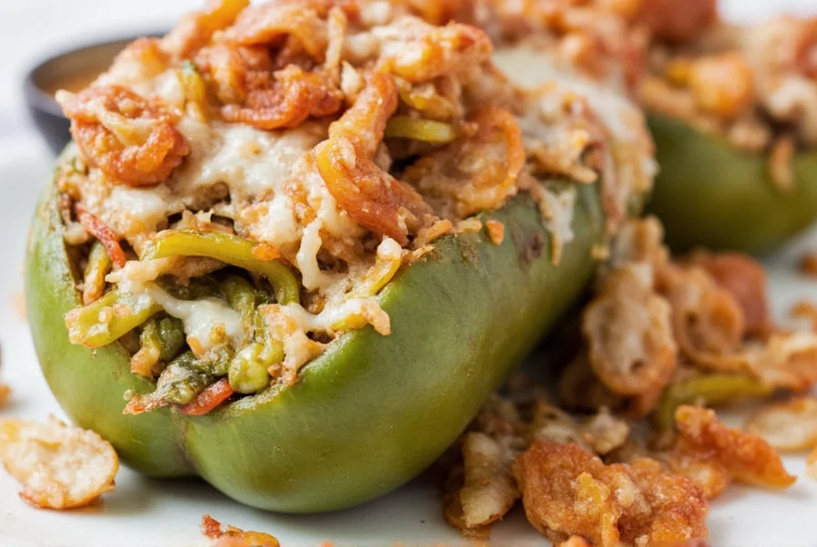 Freshly roasted poblano peppers ready for stuffing