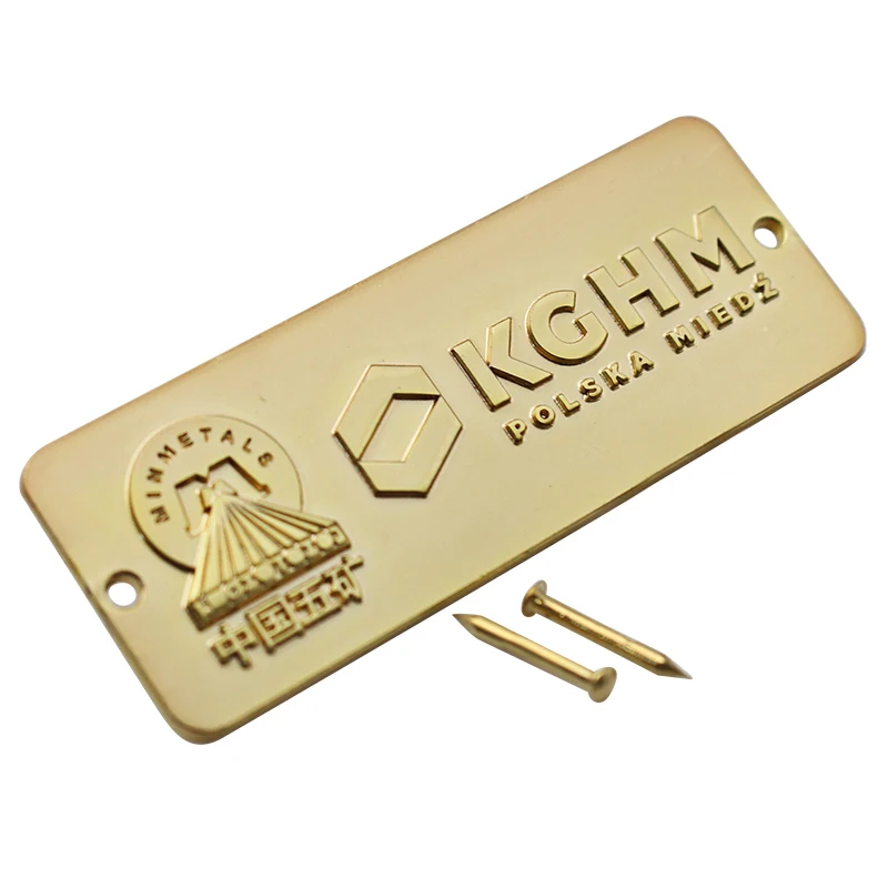 

Factory supply custom sewing garment metal logo tags engraved labels for clothing, Gold,etc,customized